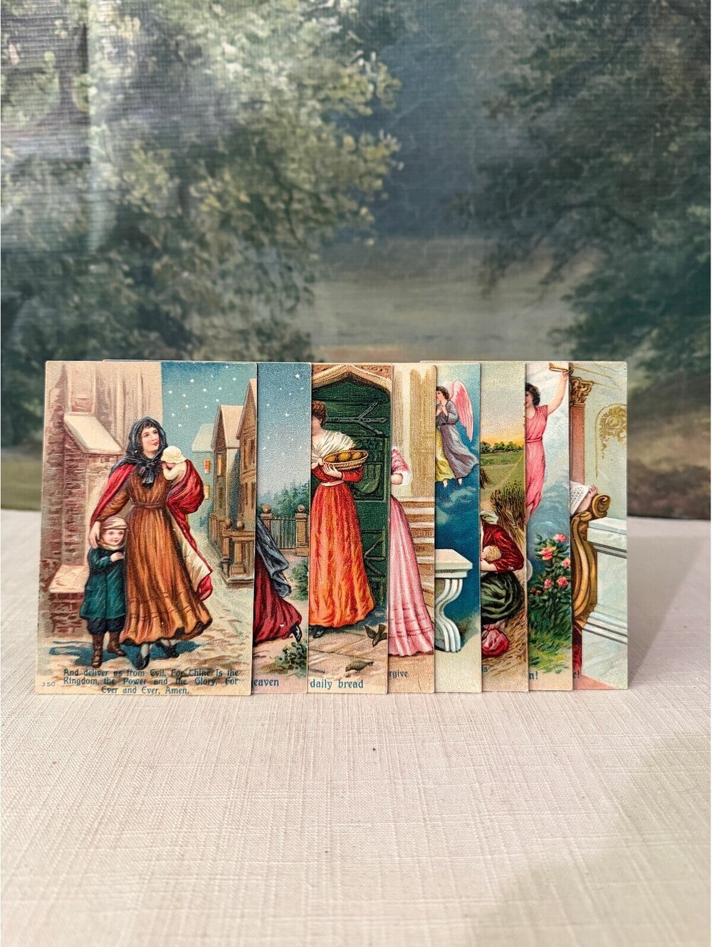 Vintage Beautiful Postcard Lot "Our Father, Which Art in Heaven"
